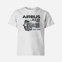 Thumbnail for Airbus A330neo & Trent 7000 Engine Designed Children T-Shirts