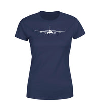 Thumbnail for Airbus A340 Silhouette Designed Women T-Shirts