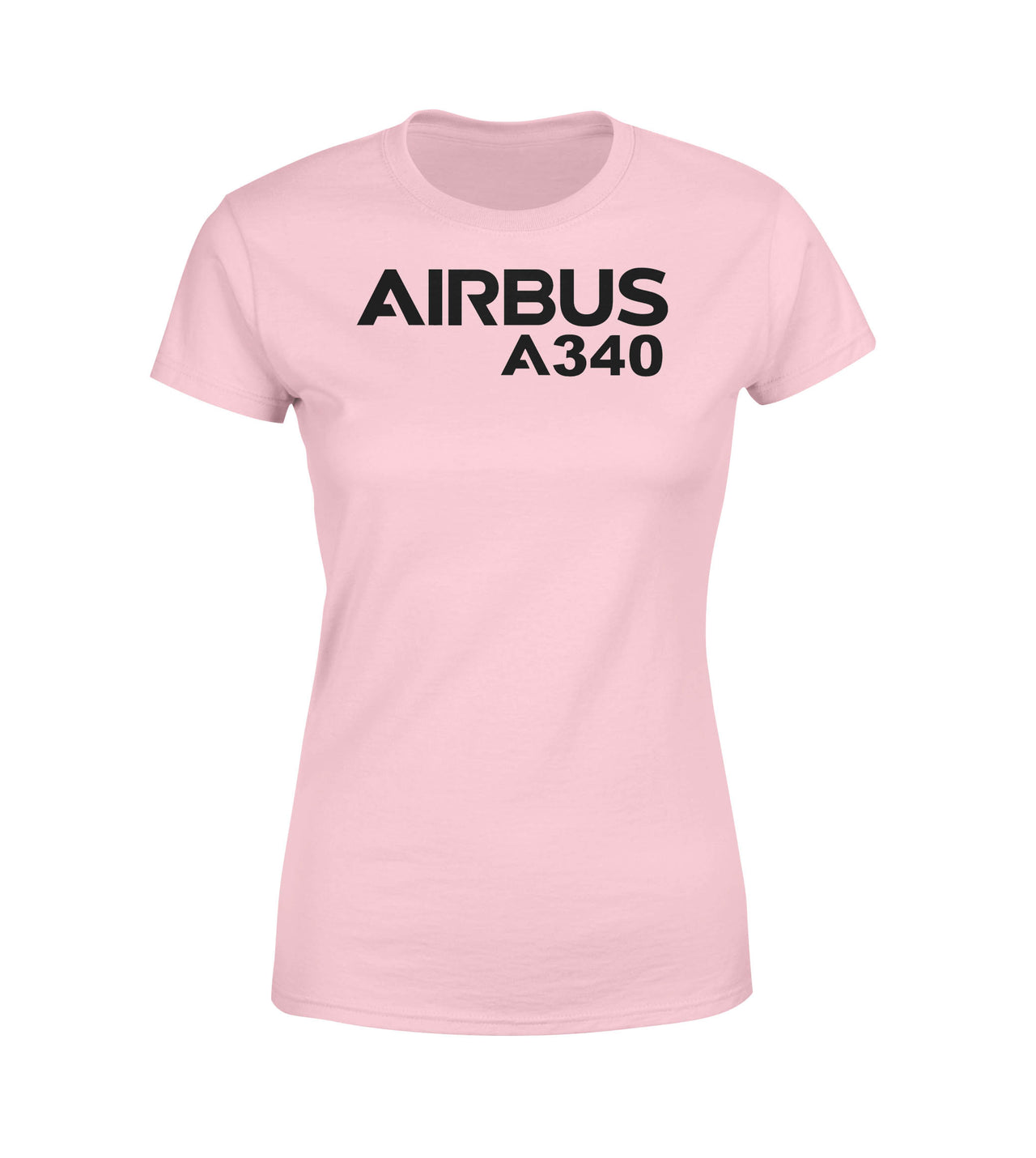 Airbus A340 & Text Designed Women T-Shirts