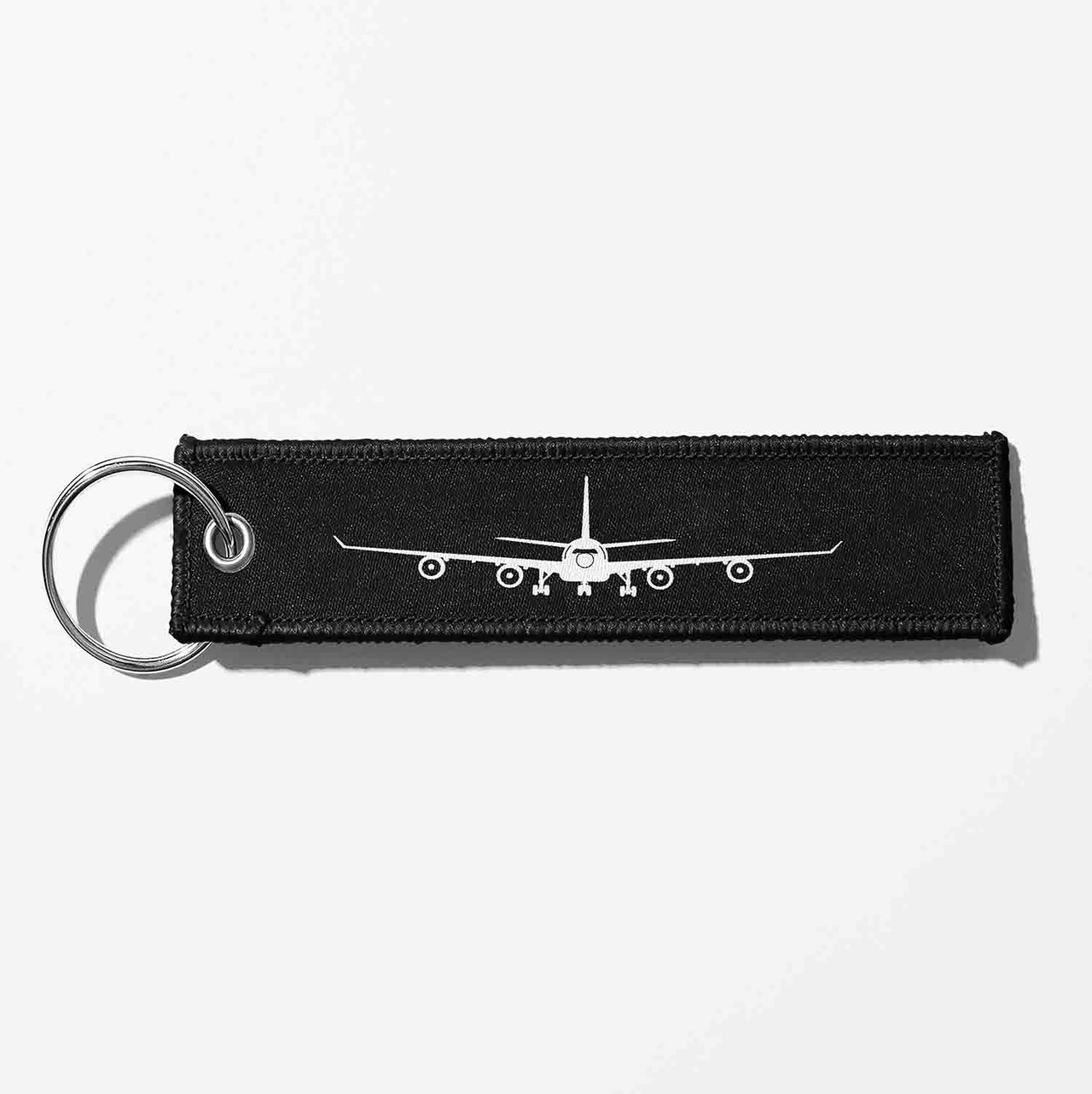 Airbus A340 Silhouette Designed Key Chains