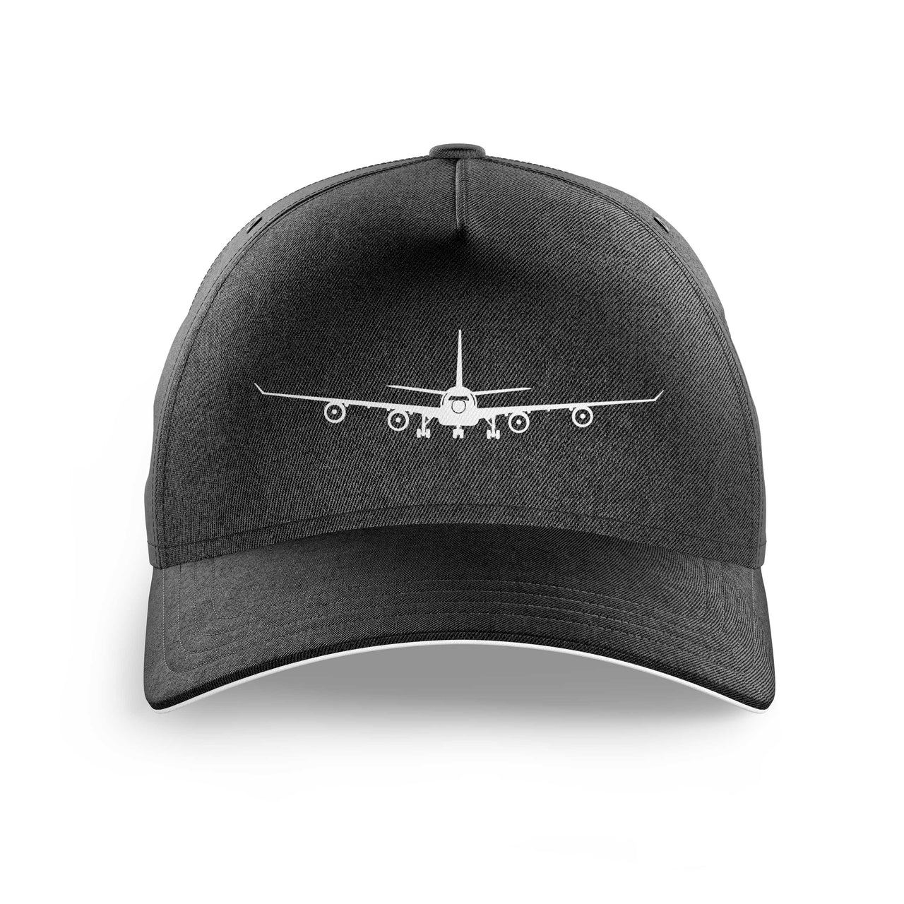 Airbus A340 Silhouette Printed Hats