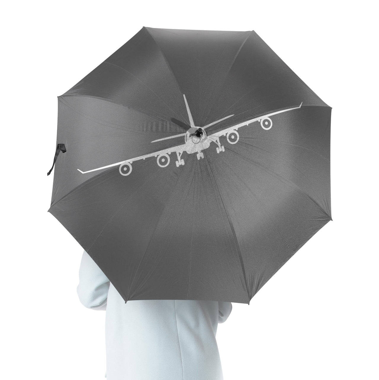 Airbus A340 Silhouette Designed Umbrella