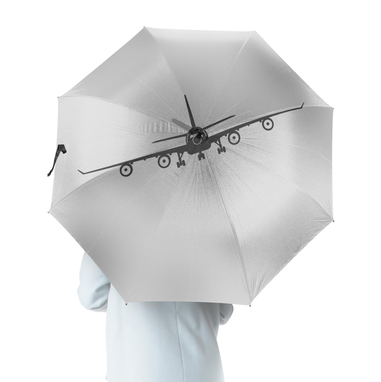Airbus A340 Silhouette Designed Umbrella