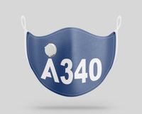 Thumbnail for Airbus A340 Text Designed Face Masks