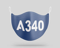 Thumbnail for Airbus A340 Text Designed Face Masks