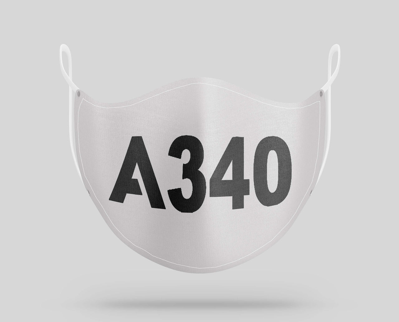 Airbus A340 Text Designed Face Masks