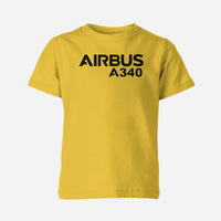 Thumbnail for Airbus A340 & Text Designed Children T-Shirts