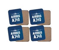 Thumbnail for Airbus A340 & Plane Designed Coasters