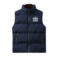 Thumbnail for Airbus A340 & Plane Designed Puffy Vests