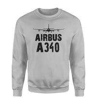 Thumbnail for Airbus A340 & Plane Designed Sweatshirts