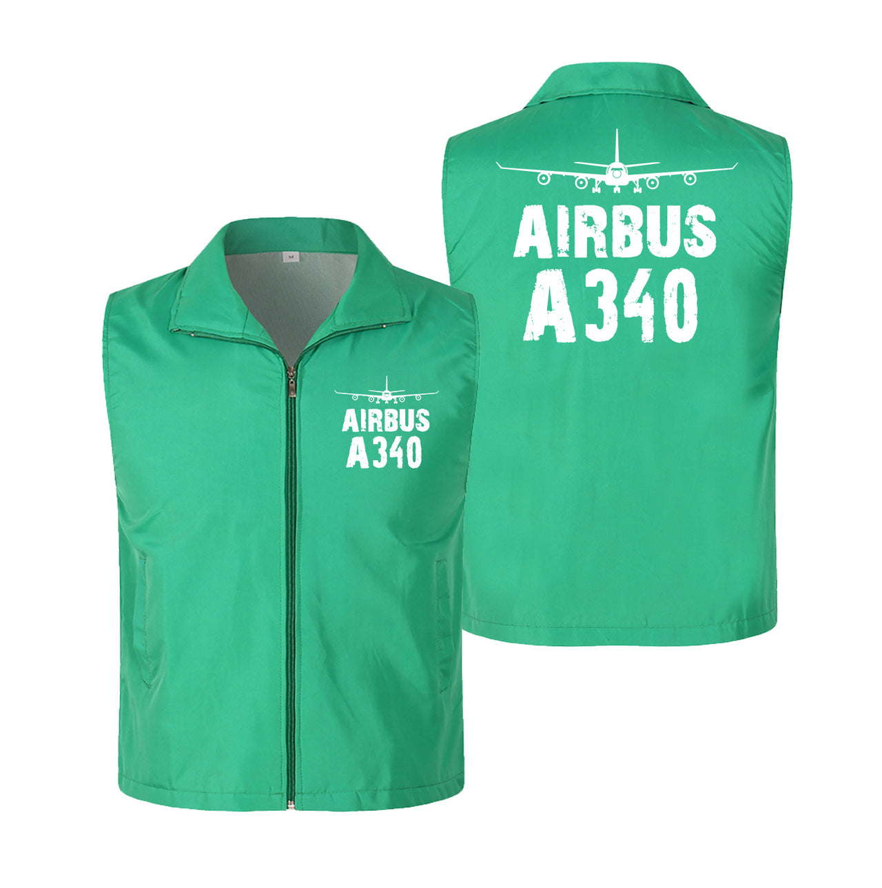 Airbus A340 & Plane Designed Thin Style Vests