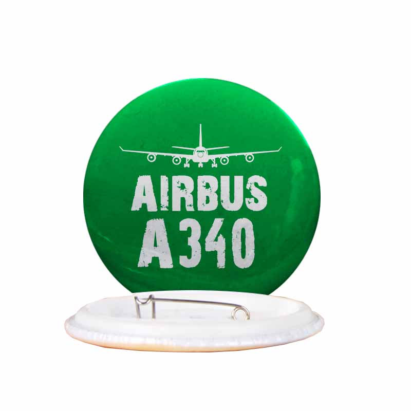 Airbus A340 & Plane Designed Pins