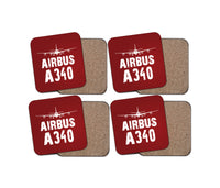Thumbnail for Airbus A340 & Plane Designed Coasters