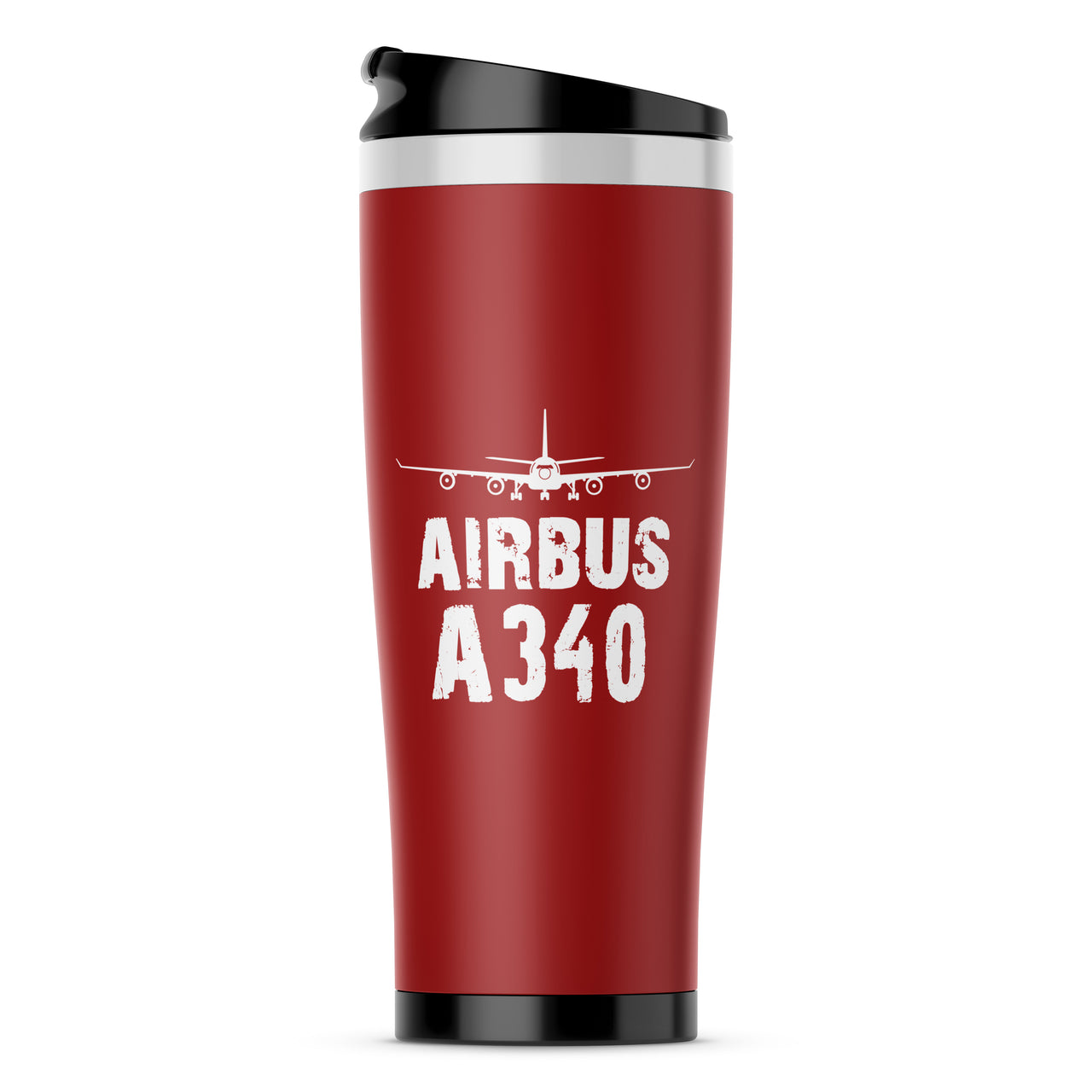 Airbus A340 & Plane Designed Stainless Steel Travel Mugs