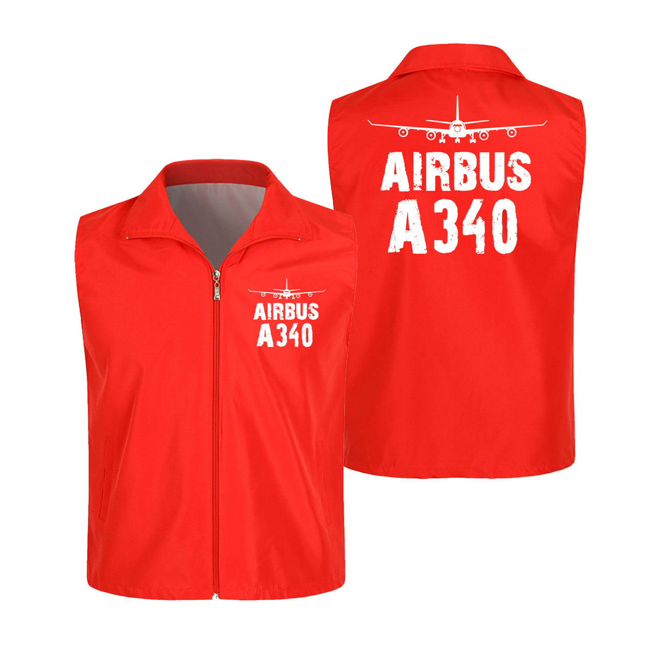 Airbus A340 & Plane Designed Thin Style Vests