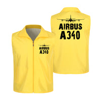 Thumbnail for Airbus A340 & Plane Designed Thin Style Vests