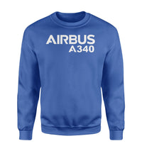 Thumbnail for Airbus A340 & Text Designed Sweatshirts