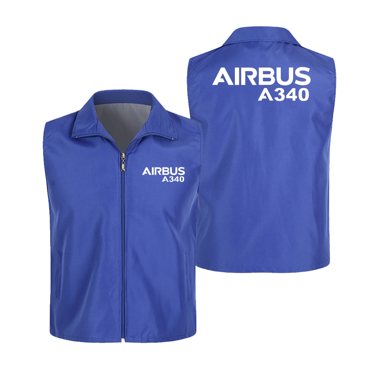 Airbus A340 & Text Designed Thin Style Vests