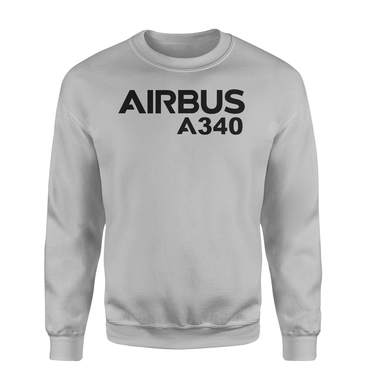 Airbus A340 & Text Designed Sweatshirts