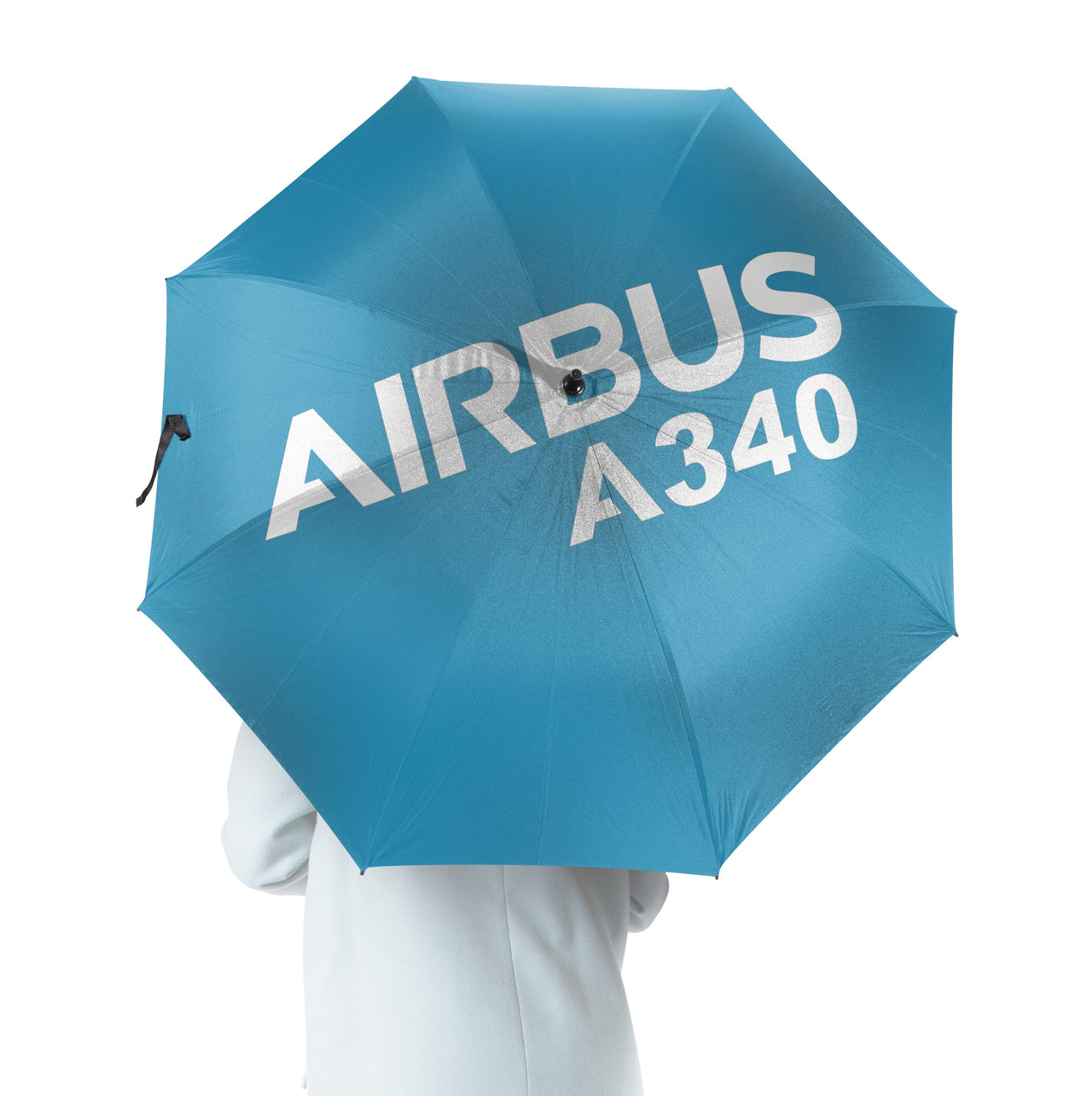 Airbus A340 & Text Designed Umbrella