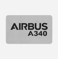 Thumbnail for Airbus A340 & Text Designed Bath Mats
