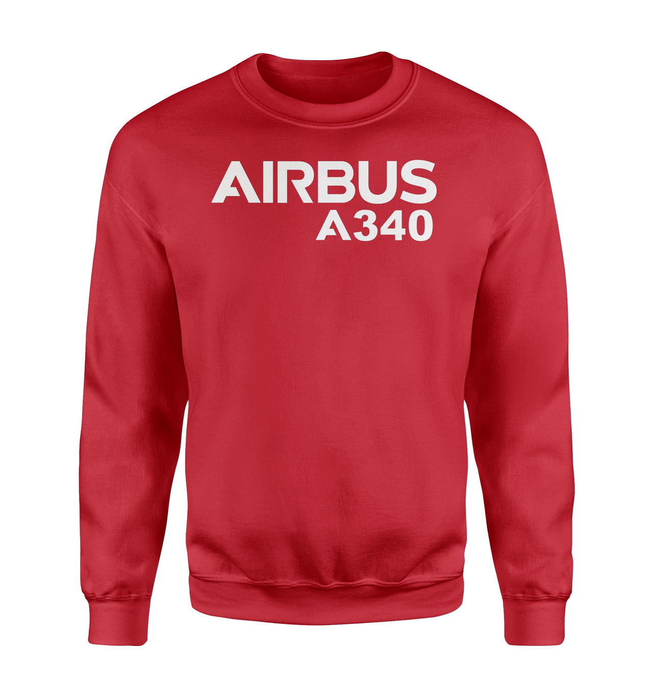 Airbus A340 & Text Designed Sweatshirts