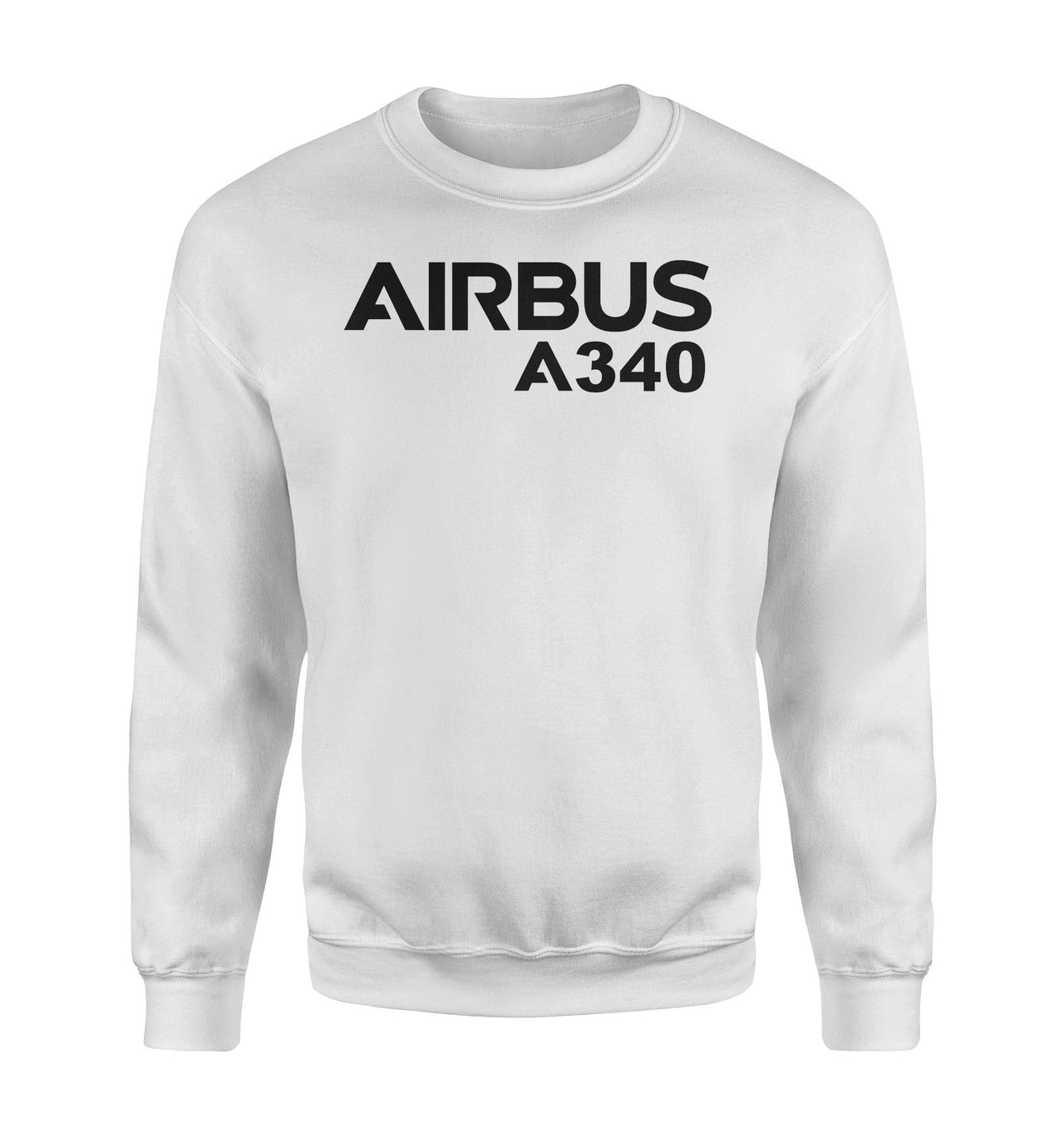 Airbus A340 & Text Designed Sweatshirts
