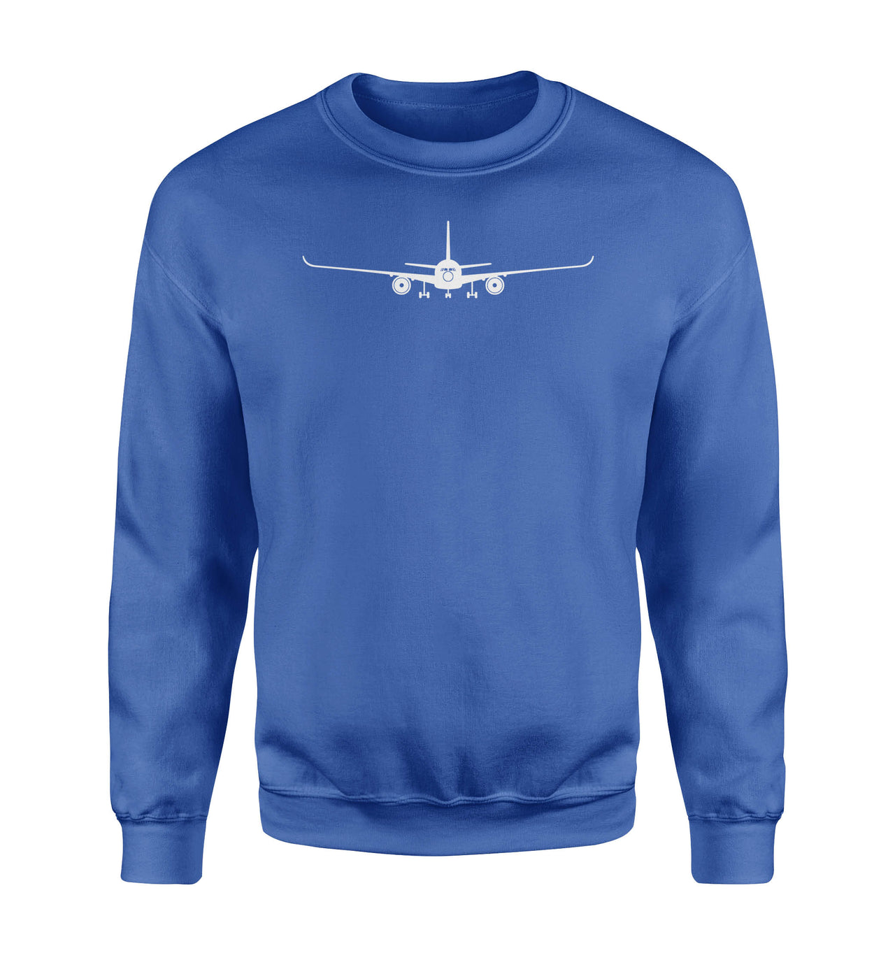 Airbus A350 Silhouette Designed Sweatshirts