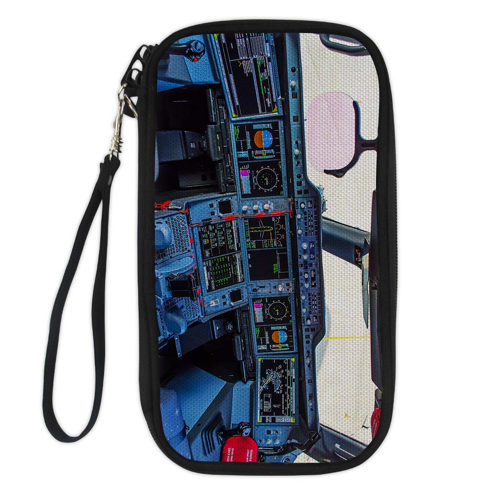 Airbus A350 Cockpit Designed Travel Cases & Wallets