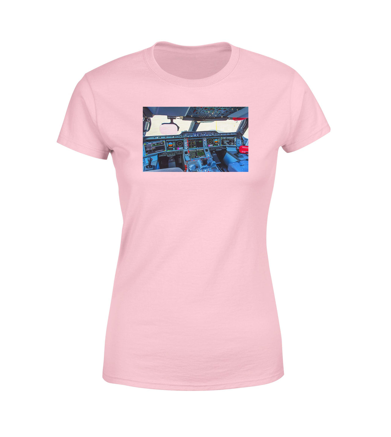 Airbus A350 Cockpit Designed Women T-Shirts