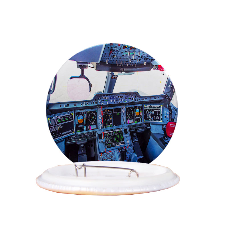 Airbus A350 Cockpit Designed Pins