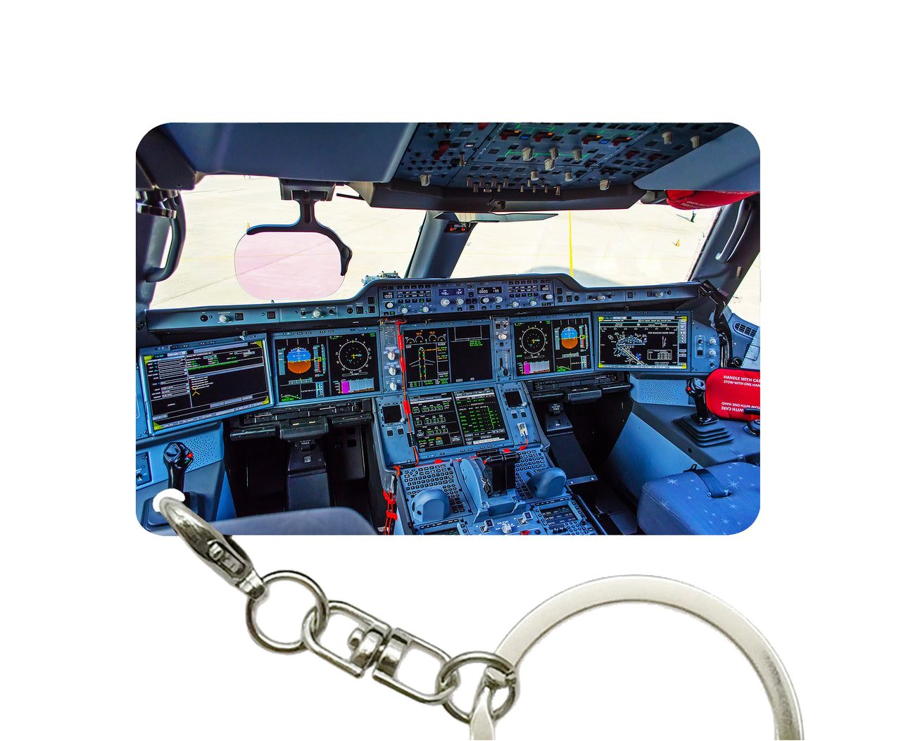 Airbus A350 Cockpit Designed Key Chains