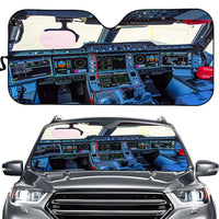 Thumbnail for Airbus A350 Cockpit Designed Car Sun Shade