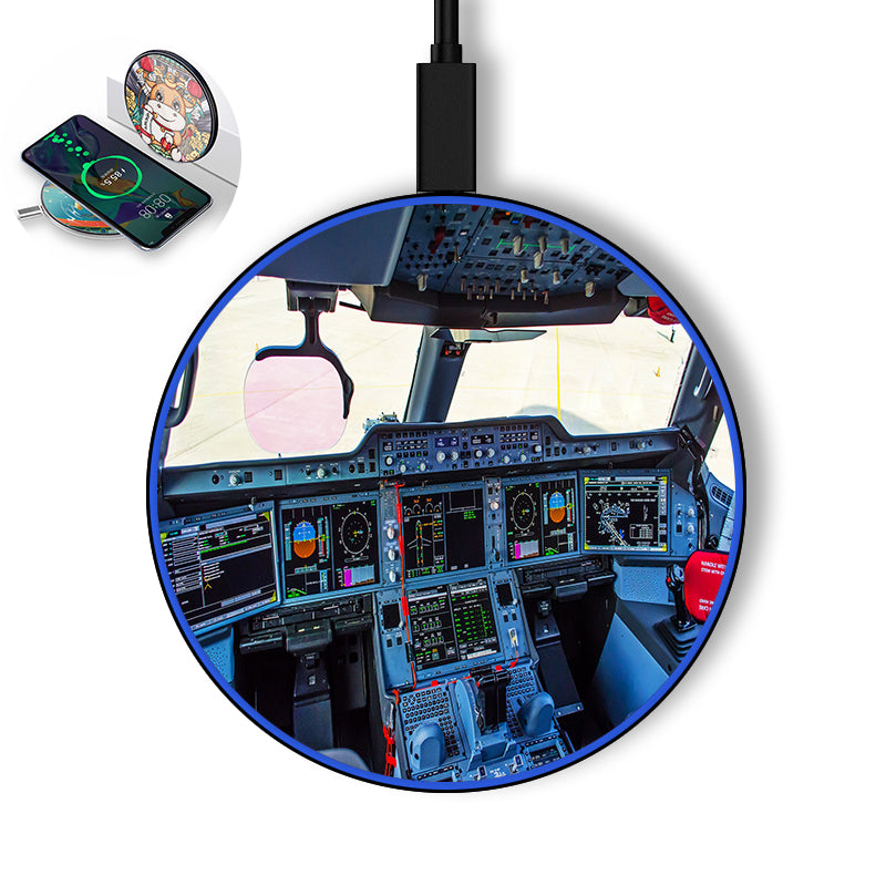 Airbus A350 Cockpit Designed Wireless Chargers