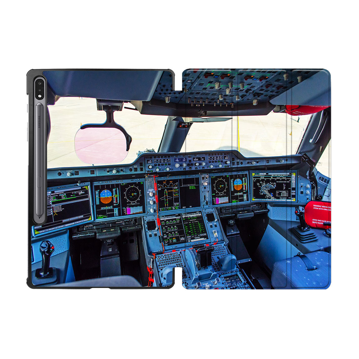 Airbus A350 Cockpit Designed Samsung Tablet Cases
