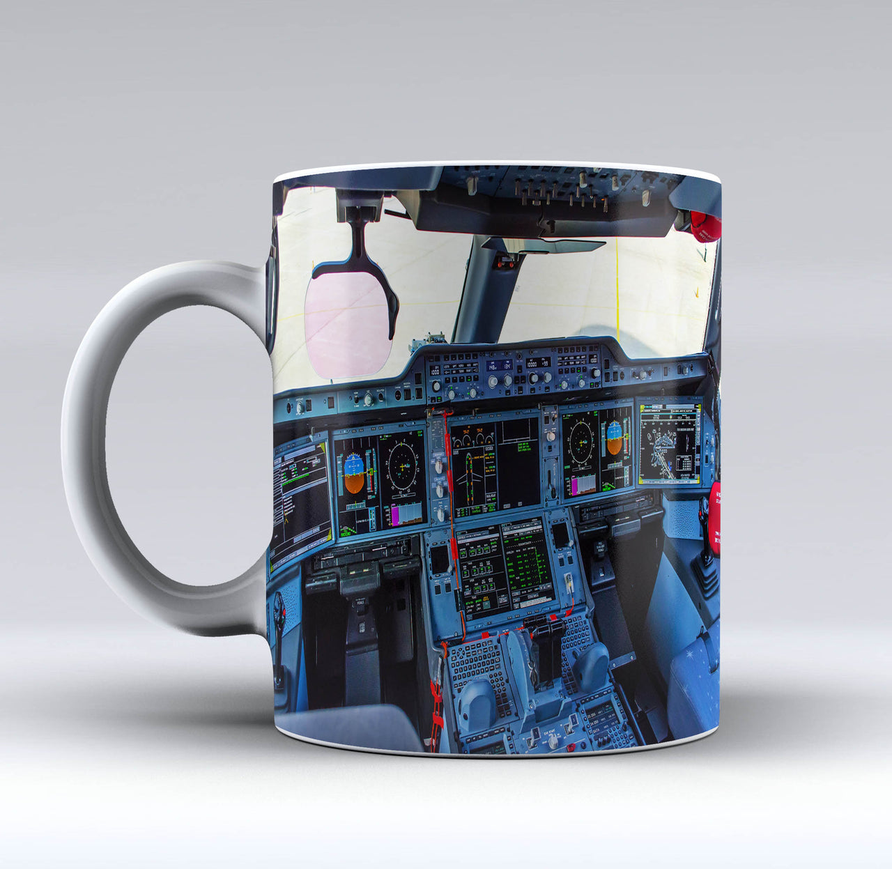 Airbus A350 Cockpit Designed Mugs
