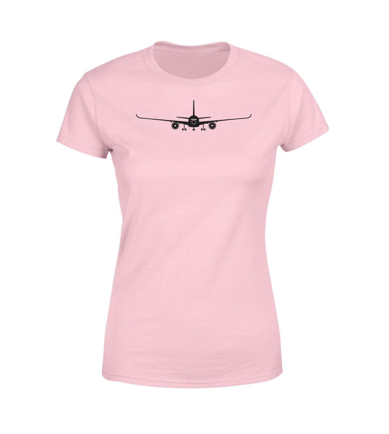 Airbus A350 Silhouette Designed Women T-Shirts
