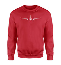 Thumbnail for Airbus A350 Silhouette Designed Sweatshirts