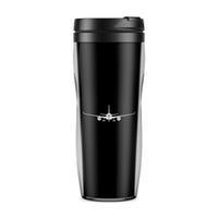Thumbnail for Airbus A350 Silhouette Designed Travel Mugs