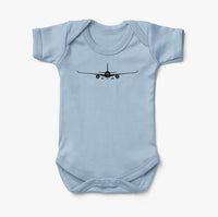 Thumbnail for Airbus A350 Silhouette Designed Baby Bodysuits