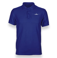 Thumbnail for Airbus A350 Silhouette Designed Polo T-Shirts