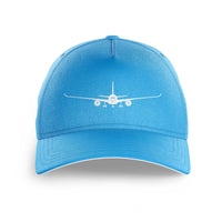 Thumbnail for Airbus A350 Silhouette Printed Hats