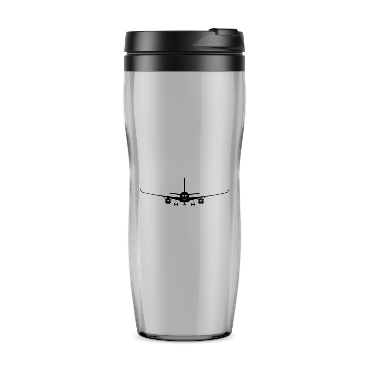 Airbus A350 Silhouette Designed Travel Mugs