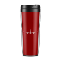 Thumbnail for Airbus A350 Silhouette Designed Travel Mugs