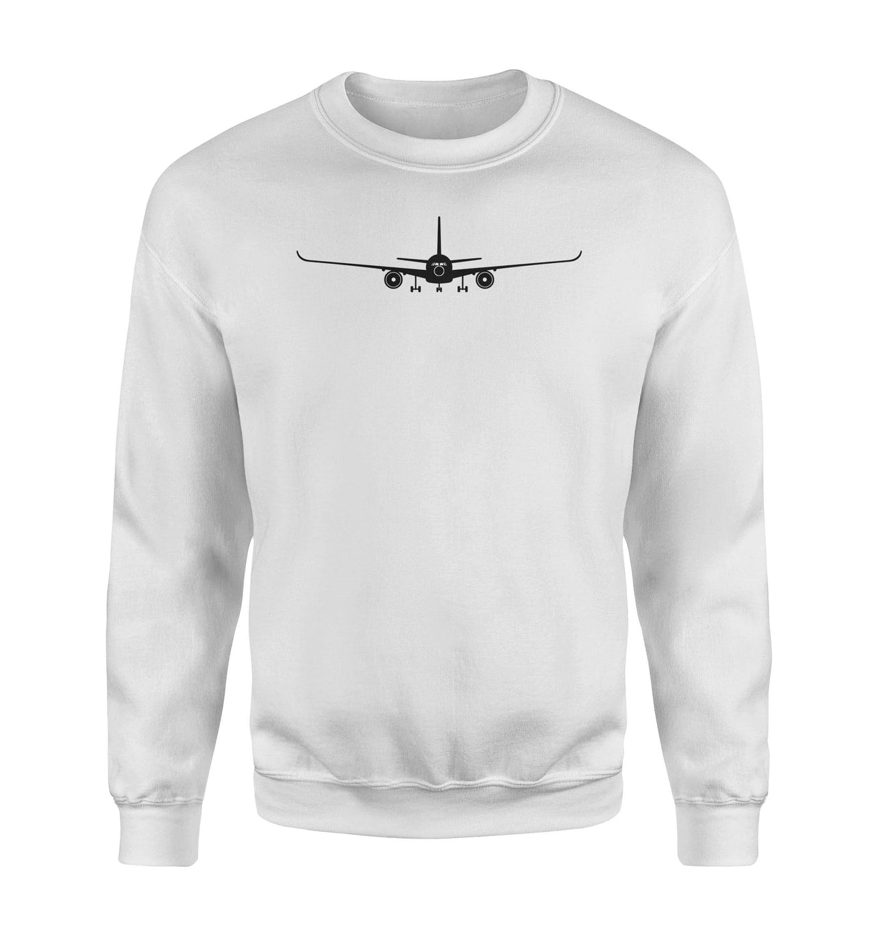 Airbus A350 Silhouette Designed Sweatshirts