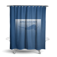 Thumbnail for Airbus A350XWB & Dots Designed Shower Curtains