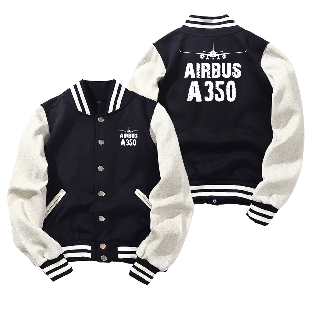 Airbus A350 & Plane Designed Baseball Style Jackets