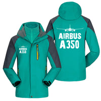 Thumbnail for Airbus A350 & Plane Designed Thick Skiing Jackets