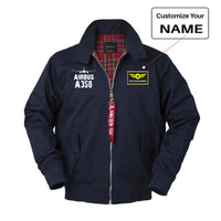 Thumbnail for Airbus A350 & Plane Designed Vintage Style Jackets