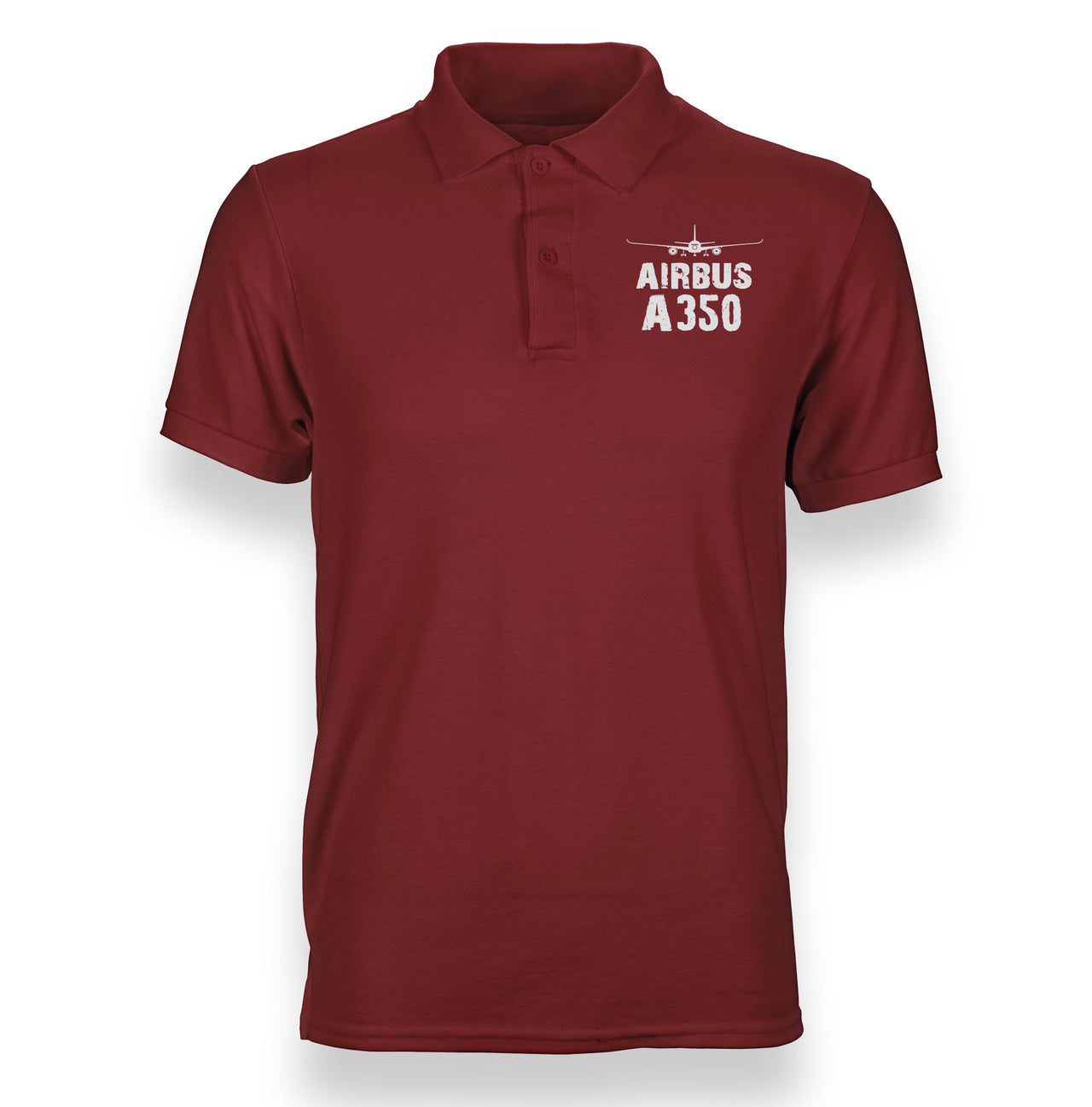Airbus A350 & Plane Designed Polo T-Shirts